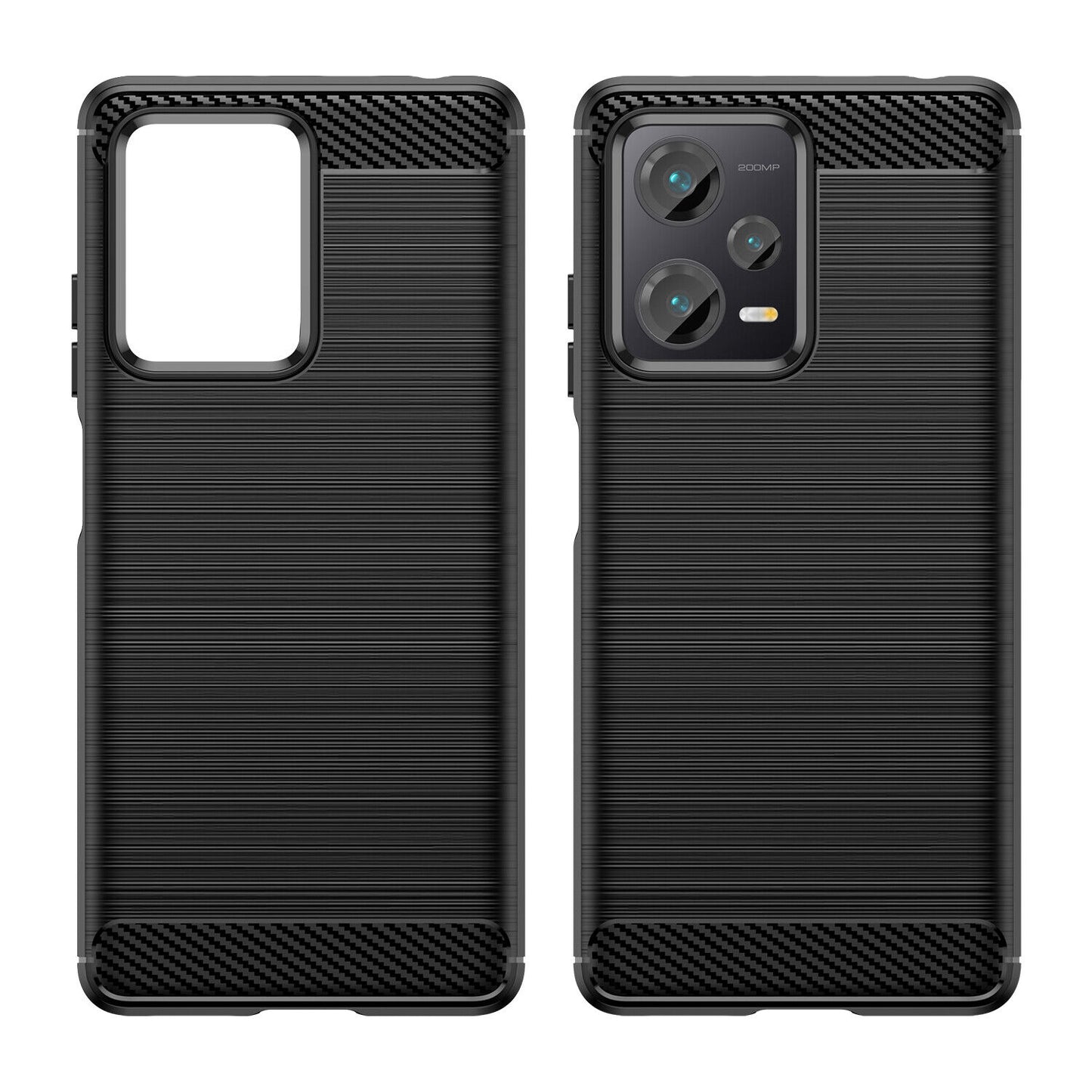 Schutzhülle für Xiaomi Redmi Note 12 4G/5G 12 Pro/Pro+ Carbon Look Case Cover