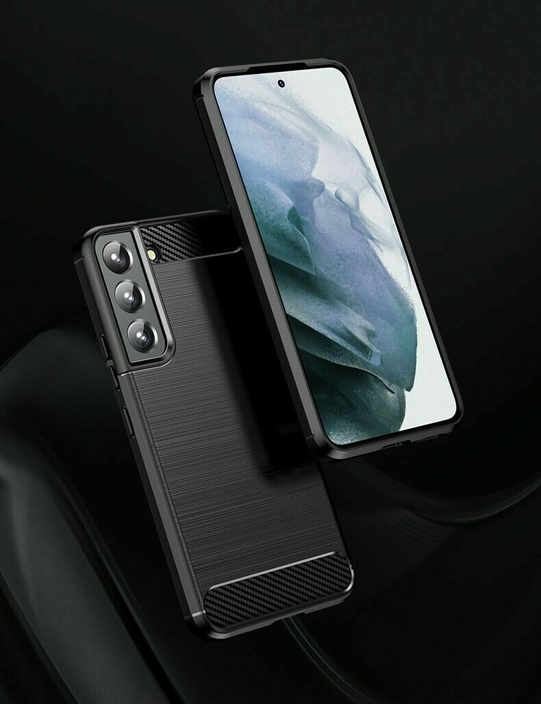 Schutzhülle für Samsung Galaxy S22, S22 Ultra, S22+ Plus Case Carbon Look Cover