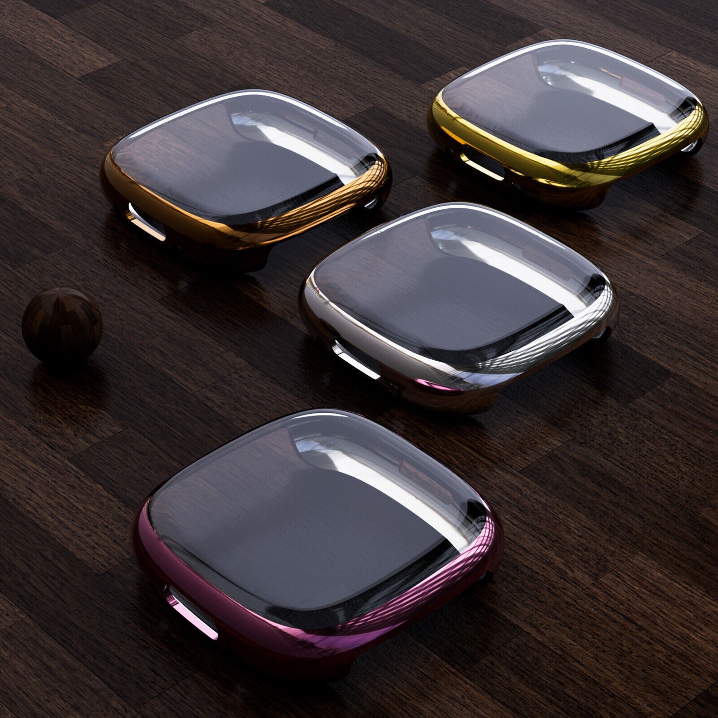 Schutzhülle für Fitbit Versa 4 / Sense 2 Full Cover Case Screen Protector Bumper