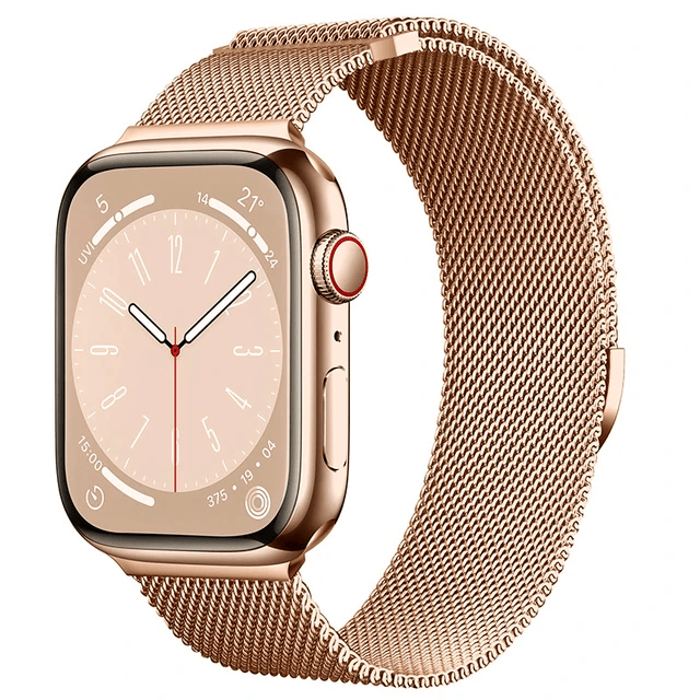 Milanaise Armband für Apple Watch 1 2 3 4 5 6 7 8 9 Ultra & Ultra 2 Milanese Edelstahl 38/40/41&42/44/45/49mm