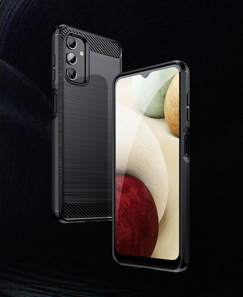 Schutzhülle für Samsung Galaxy A13 5G Case Carbon Look schwarz Bumper Cover