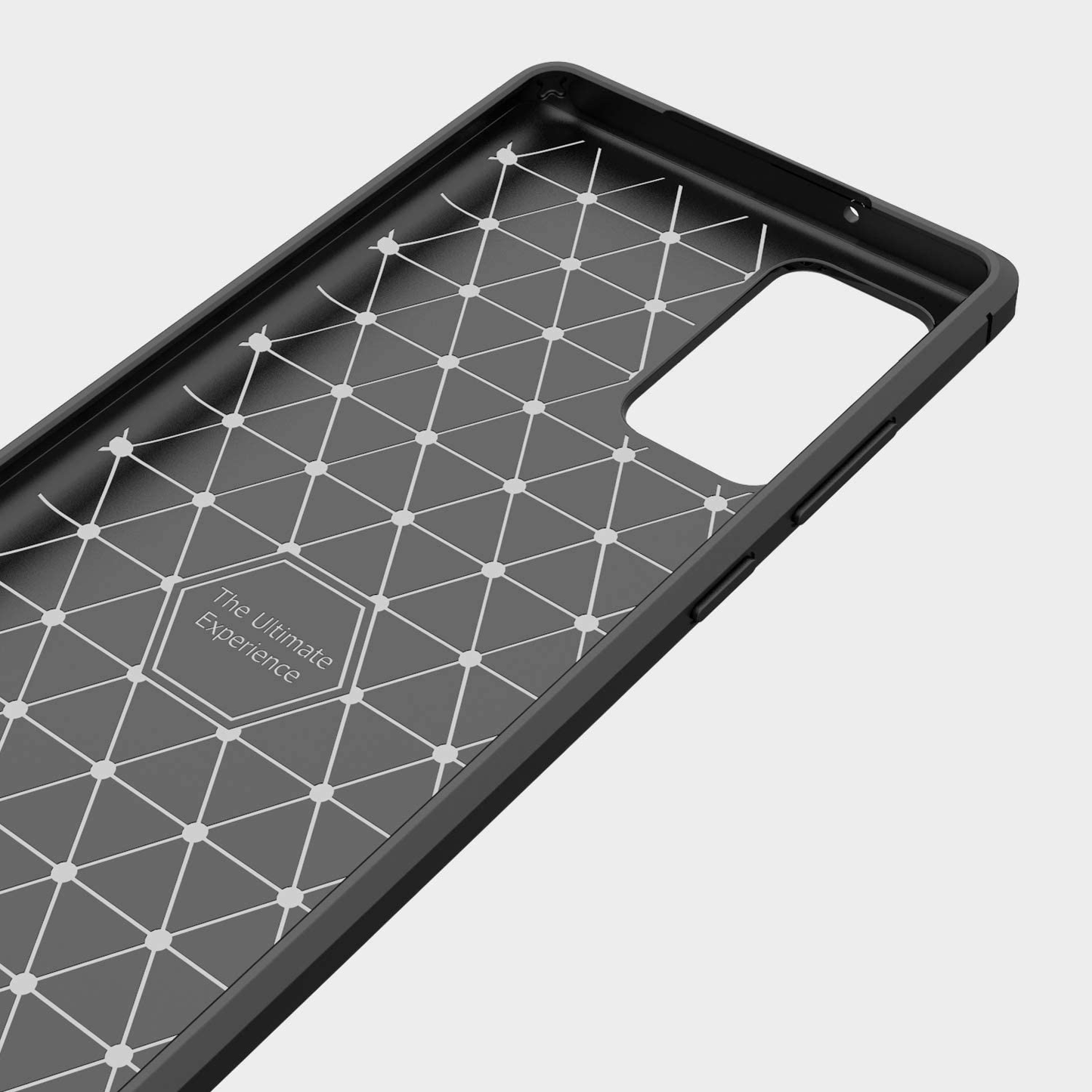 Handy Case für Xiaomi Mi 10T + PRO Carbon Look schwarz Slim Bumper Cover Hülle