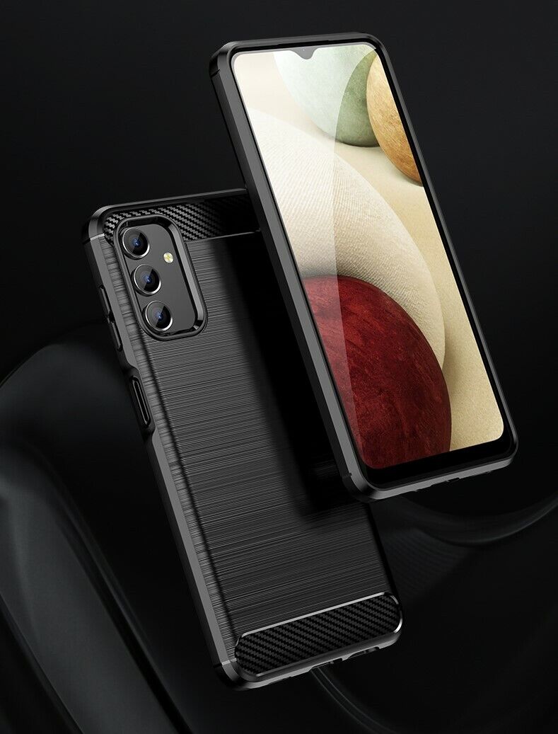 Schutzhülle für Samsung Galaxy A13 5G Case Carbon Look schwarz Bumper Cover