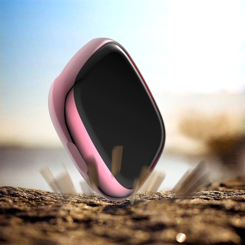 Schutzhülle für Fitbit Versa 3 / Sense Full Cover Case Screen Protector Bumper