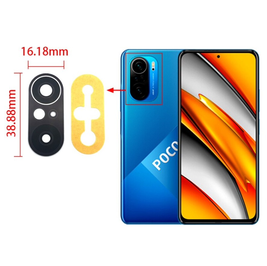 Kamera Glas für Xiaomi POCO F3 Kameralinse Scheibe Camera Glass Lens