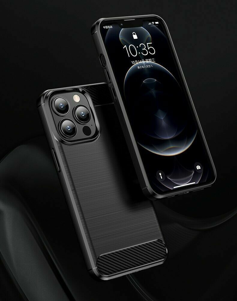 Schutzhülle für Apple iPhone 13 / mini / Pro / Pro Max Case Carbon Look Cover