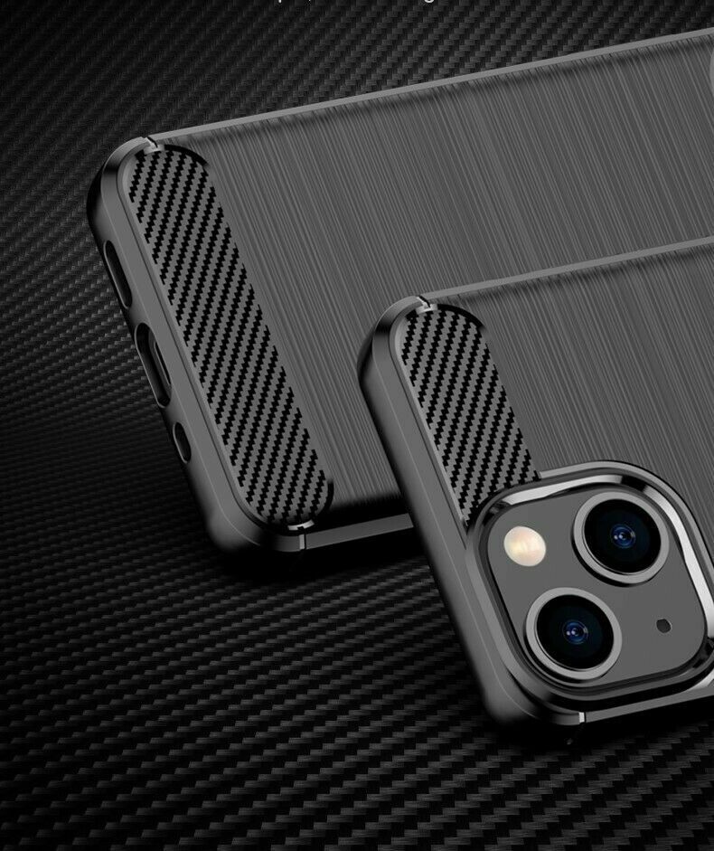 Schutzhülle für Apple iPhone 13 / mini / Pro / Pro Max Case Carbon Look Cover