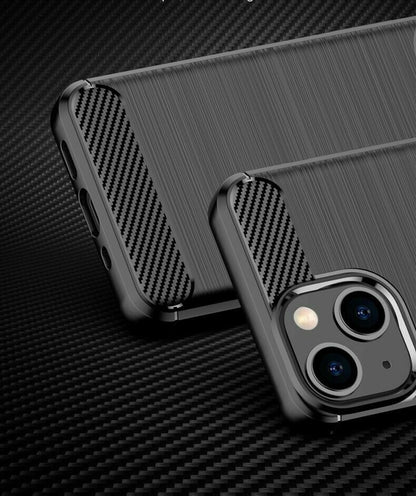 Schutzhülle für Apple iPhone 13 / mini / Pro / Pro Max Case Carbon Look Cover