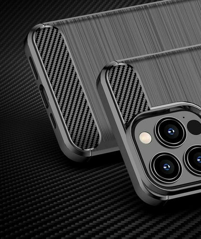 Schutzhülle für Apple iPhone 13 / mini / Pro / Pro Max Case Carbon Look Cover