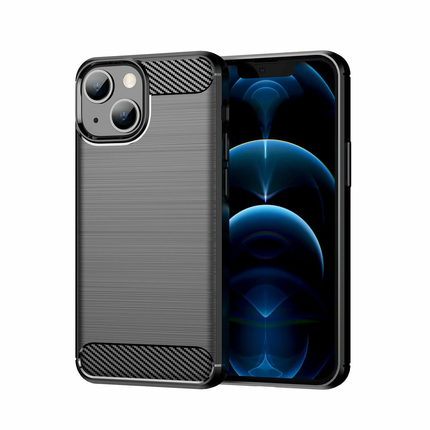 Schutzhülle für Apple iPhone 13 / mini / Pro / Pro Max Case Carbon Look Cover