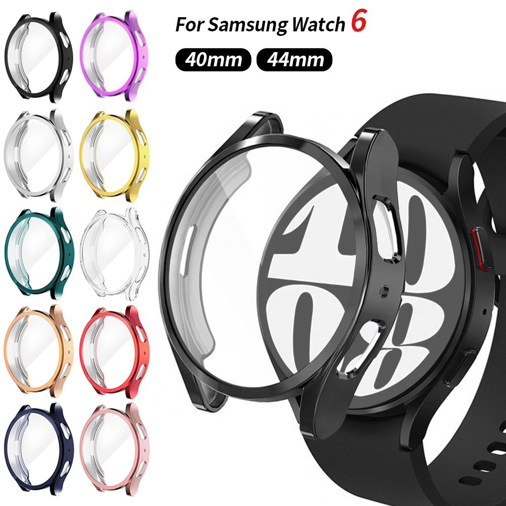 Schutzhülle Full Cover Case für Samsung Galaxy Watch6 40 / 44mm Screen Protector