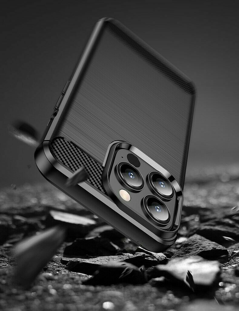 Schutzhülle für Apple iPhone 13 / mini / Pro / Pro Max Case Carbon Look Cover