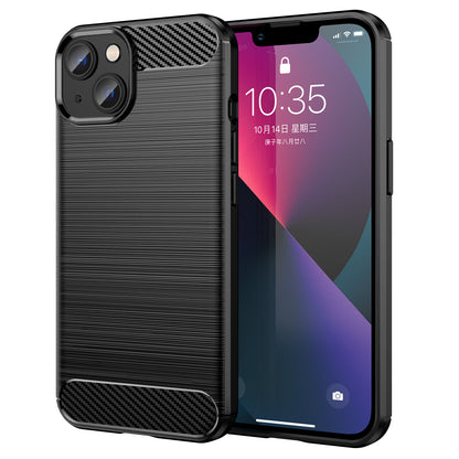 Schutzhülle für Apple iPhone 14 / Plus / Pro / Pro MAX Case Carbon Look Cover