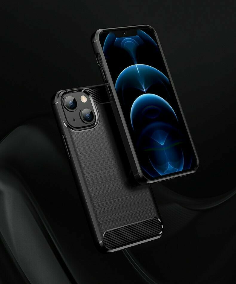 Schutzhülle für Apple iPhone 13 / mini / Pro / Pro Max Case Carbon Look Cover
