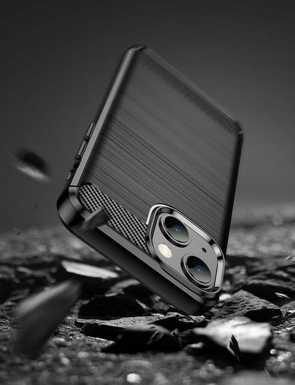 Schutzhülle für Apple iPhone 13 / mini / Pro / Pro Max Case Carbon Look Cover