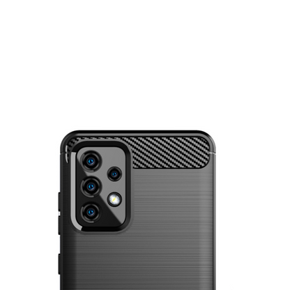 Schutzhülle für Samsung Galaxy A52 5G Case Carbon Look schwarz Bumper Cover