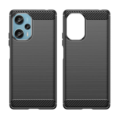 Schutzhülle für Xiaomi POCO F5 5G Case Carbon Look schwarz Bumper Cover
