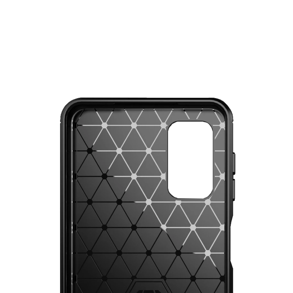 Schutzhülle für Samsung Galaxy A32 5G Case Carbon Look schwarz Bumper Cover