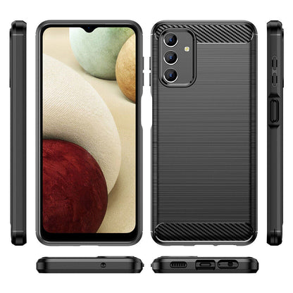Schutzhülle für Samsung Galaxy A13 5G Case Carbon Look schwarz Bumper Cover